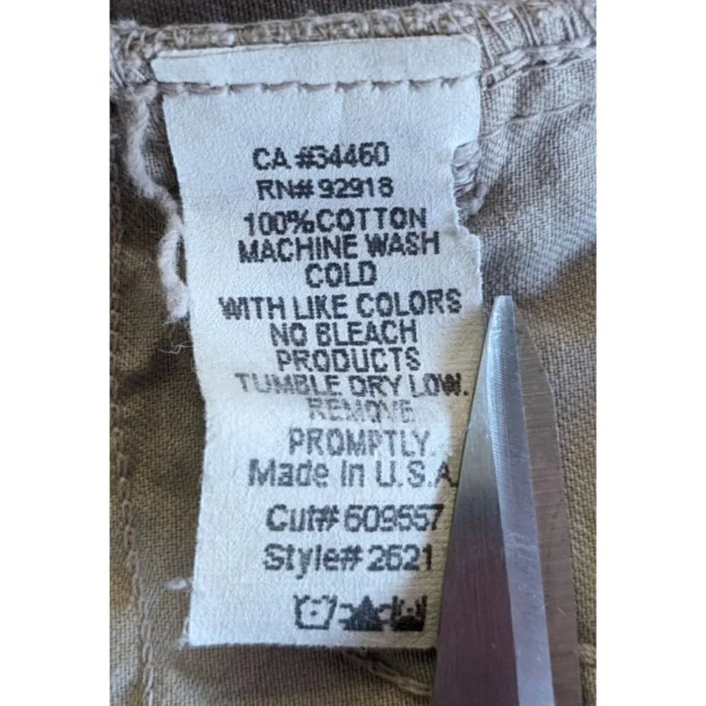 Vintage Y2K JUICY COUTURE 100% Cotton Khaki Chino Bermuda Shorts Size 28